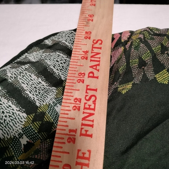 Alex + Alex size Medium Sleeveless Tank Top Blouse Silk Tie Key hole neck - Picture 8 of 8